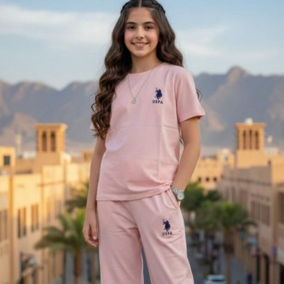 صورة طقم وردي صيفي بناتي من PO